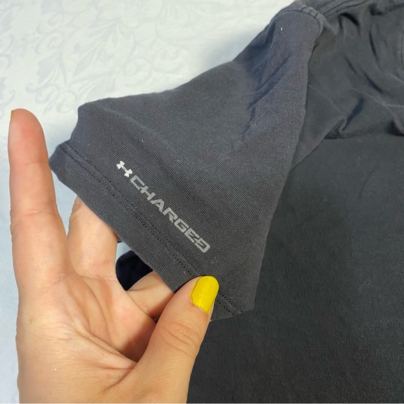 Under Armour Charged Cotton Heatgear Women’s Small Semi Fitted T-Shirt Tee Shirt - Picture 5 of 11